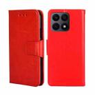 For Honor X8A Crystal Texture Leather Phone Case(Red) - 1