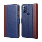 For Motorola Moto G Play 2023 Ostrich Texture Horizontal Flip Leather Phone Case(Blue) - 1