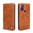 For Motorola Moto G Play 2023 Non-Magnetic Retro Texture Horizontal Flip Leather Case(Brown) - 1