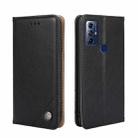 For Motorola Moto G Play 2023 Non-Magnetic Retro Texture Horizontal Flip Leather Case(Black) - 1