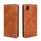 For Kyocera Digno BX2-Digno SX2-A101KC Non-Magnetic Retro Texture Horizontal Flip Leather Case(Brown) - 1