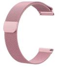 For Fitbit Versa Milanese  Watch Band, Size:S(Rose Pink) - 1