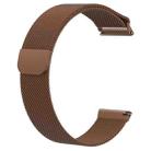 For Fitbit Versa Milanese  Watch Band, Size:S(Coffee) - 1