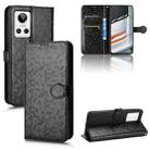 For Realme GT Neo 3 Honeycomb Dot Texture Leather Phone Case(Black) - 1