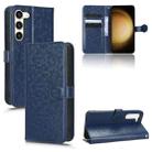 For Samsung Galaxy S23+ 5G Honeycomb Dot Texture Leather Phone Case(Blue) - 1