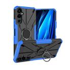For Tecno Pova 4 Armor Bear Shockproof PC + TPU Phone Case with Ring(Blue) - 1