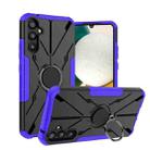 For Samsung Galaxy A34 5G Armor Bear Shockproof PC + TPU Phone Case with Ring(Purple) - 1