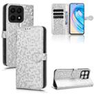 For Honor X8a Honeycomb Dot Texture Leather Phone Case(Silver) - 1