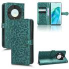 For Honor X40 5G / X9a 5G / Magic5 Lite 5G Honeycomb Dot Texture Leather Phone Case(Green) - 1
