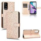 For TCL Ion X Honeycomb Dot Texture Leather Phone Case(Gold) - 1