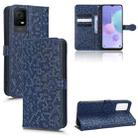 For TCL 405 / TCL 406 T506D Honeycomb Dot Texture Leather Phone Case(Blue) - 1