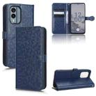 For Nokia X30 5G Honeycomb Dot Texture Leather Phone Case(Blue) - 1