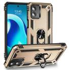 For Motorola Moto G 5G 2023 Shockproof TPU + PC Phone Case with Holder(Gold) - 1