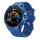 BM01 1.45 inch Silicone Band IP68 Waterproof Smart Watch Support Bluetooth Call / NFC(Blue) - 1
