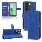 For vivo S16e Skin Feel Magnetic Flip Leather Phone Case(Blue) - 1