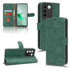 For vivo S16e Skin Feel Magnetic Flip Leather Phone Case(Green) - 1