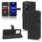 For Xiaomi Redmi Note 12 Pro+ 5G Skin Feel Magnetic Flip Leather Phone Case(Black) - 1