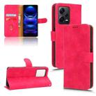 For Xiaomi Redmi Note 12 Pro+ 5G Skin Feel Magnetic Flip Leather Phone Case(Rose Red) - 1