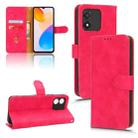 For Honor X5 Skin Feel Magnetic Flip Leather Phone Case(Rose Red) - 1