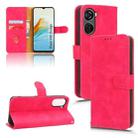 For ZTE Blade V40 Design Skin Feel Magnetic Flip Leather Phone Case(Rose Red) - 1