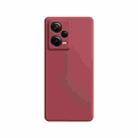For Xiaomi Redmi Note 12 5G Global Imitation Liquid Silicone Phone Case(Red) - 1