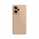 For Xiaomi Redmi Note 12 5G Global Imitation Liquid Silicone Phone Case(Apricot) - 1