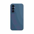 For Samsung Galaxy A34 5G Imitation Liquid Silicone Phone Case(Blue) - 1