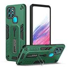 For Infinix Smart 6 Variety Brave Armor Finger Loop Holder Phone Case(Green) - 1