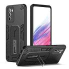 For Motorola Moto G31 EU Version / G41 Variety Brave Armor Finger Loop Holder Phone Case(Black) - 1