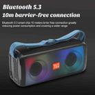 T&G TG345 Portable Outdoor Color LED Wireless Bluetooth Speaker(Black) - 5