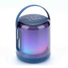 T&G TG376 360 Degree Full Screen LED Light RGB Multicolor Wireless Bluetooth Speaker Subwoofer(Blue) - 1