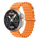 K9 Ultra Pro 1.39 inch Silicone Band IP67 Waterproof Smart Watch Support Bluetooth Call / NFC(Orange) - 1