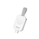 WIWU M16 Pro Watch Magsafe Magnetic Wireless Charger for Apple Watch(White) - 1