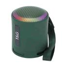 T&G TG373 Outdoor Portable LED Light RGB Multicolor Wireless Bluetooth Speaker Subwoofer(Green) - 1
