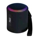 T&G TG373 Outdoor Portable LED Light RGB Multicolor Wireless Bluetooth Speaker Subwoofer(Black) - 1