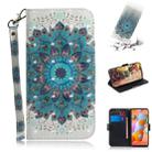 For Xiaomi Redmi Note 9S & Note 9 Pro Max 3D Colored Drawing Horizontal Flip Leather Case with Holder & Card Slot & Wallet & Lanyard(Peacock Wreath) - 1