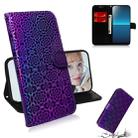 For Sony Xperia L4 Solid Color Colorful Magnetic Buckle Horizontal Flip PU Leather Case with Holder & Card Slots & Wallet & Lanyard(Purple) - 1