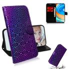 For Xiaomi Redmi Note 9 Pro Solid Color Colorful Magnetic Buckle Horizontal Flip PU Leather Case with Holder & Card Slots & Wallet & Lanyard(Purple) - 1