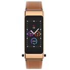 K50 1.08 inch Leather Band Earphone Detachable IP67 Waterproof Smart Watch Support Bluetooth Call(Brown) - 3