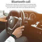 K50 1.08 inch Leather Band Earphone Detachable IP67 Waterproof Smart Watch Support Bluetooth Call(Brown) - 9