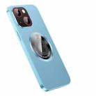 For iPhone 14 Plus R-JUST RH05 Magnetic Leather Metal Phone Case(Blue) - 1