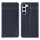 For Samsung Galaxy S23+ 5G GEBEI Top-grain Horizontal Flip Leather Phone Case(Blue) - 1