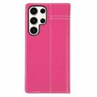 For Samsung Galaxy S23 Ultra 5G GEBEI Top-grain Horizontal Flip Leather Phone Case(Rose Red) - 3