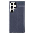 For Samsung Galaxy S23 Ultra 5G GEBEI Top-grain Horizontal Flip Leather Phone Case(Blue) - 3