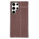 For Samsung Galaxy S23 Ultra 5G GEBEI Top-grain Horizontal Flip Leather Phone Case(Brown) - 3