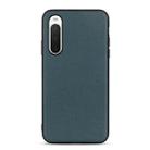 For Sony Xperia 10 V Lambskin Texture Genuine Leather Phone Case(Green) - 1