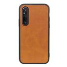 For Sony Xperia 1 V Two-color Calf Texture PU Phone Case(Brown) - 1
