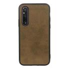 For Sony Xperia 1 V Two-color Calf Texture PU Phone Case(Green) - 1