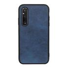 For Sony Xperia 1 V Two-color Calf Texture PU Phone Case(Blue) - 1