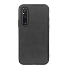For Sony Xperia 1 V Two-color Calf Texture PU Phone Case(Black) - 1